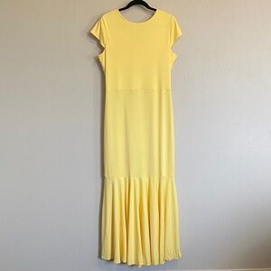 New With Tags Kohl’s Koh Elegant Yellow Maxi Dress Size XL